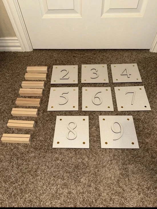 Table Numbers - Picture 2 of 2